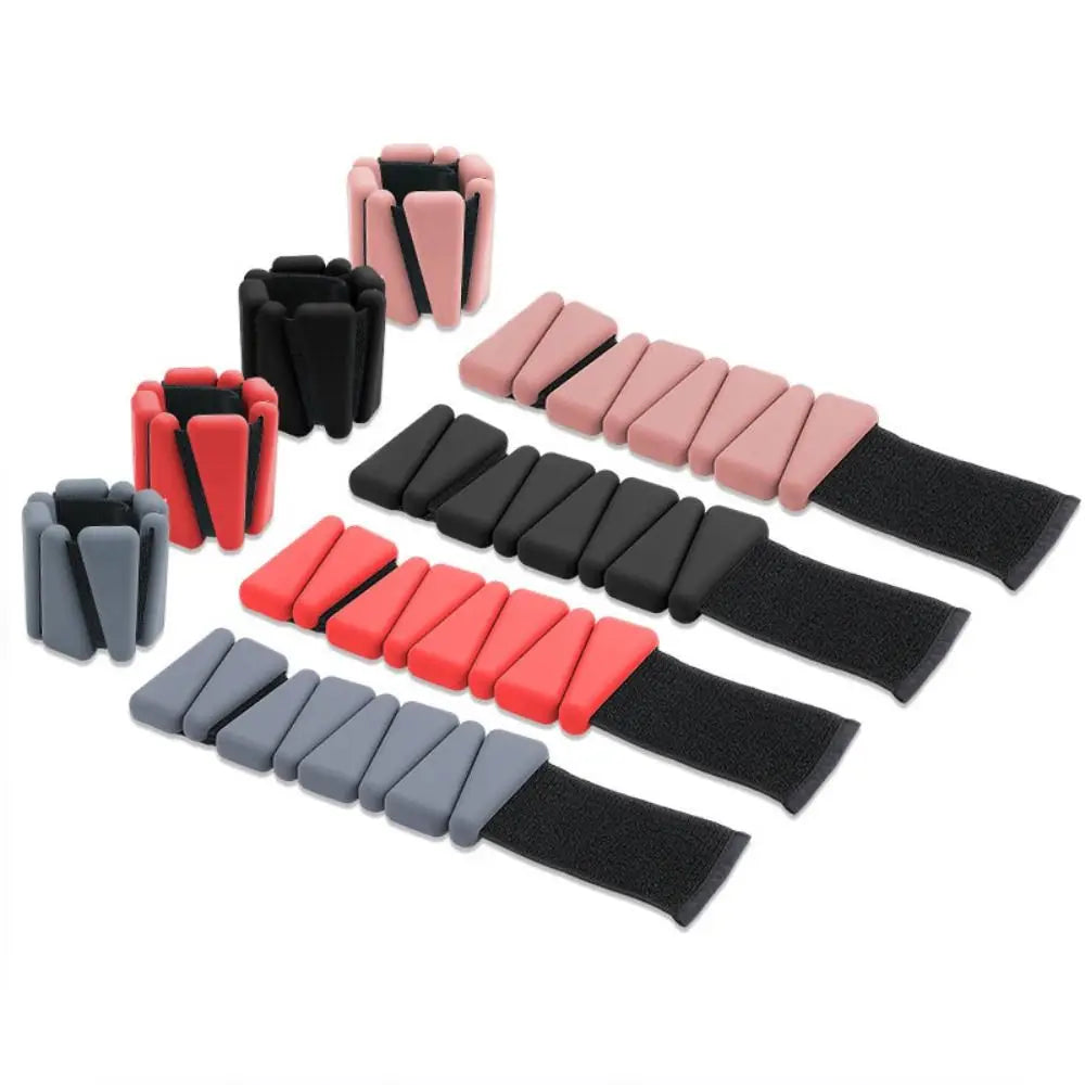 Adjustable Wrist Weight Bracelet Silicone Sweat-proof Weighted Wrist Strap Yoga Universal Weight-bearing Fitness Equipment
