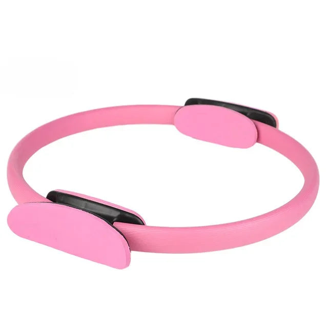 Yoga Pilates Ring Durable Non-Slip Exercise Circle Magic Exercise Circle with Dual Grip for Thigh Pelvic Floor Muscle Training